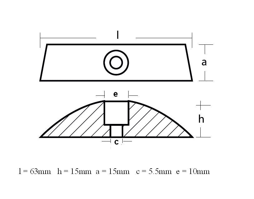 Volvo Penta Zinc Propeller Anode