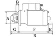 Perkins 400 series Starter Motor 0.8KW from Parts4Engines