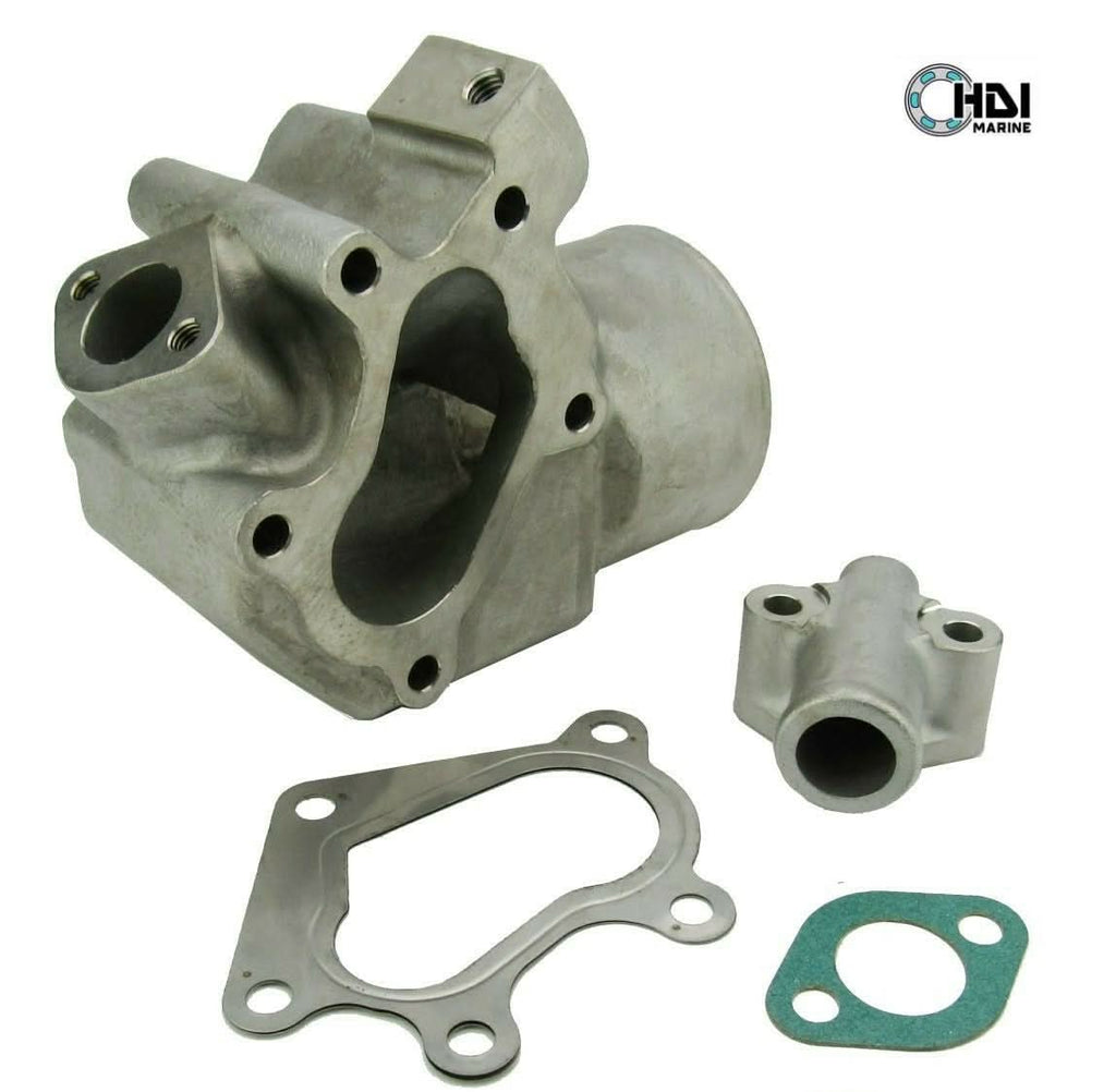 Volvo Penta D2-60F Exhaust Outlet Elbow & Connector Kit (Stainless Steel)