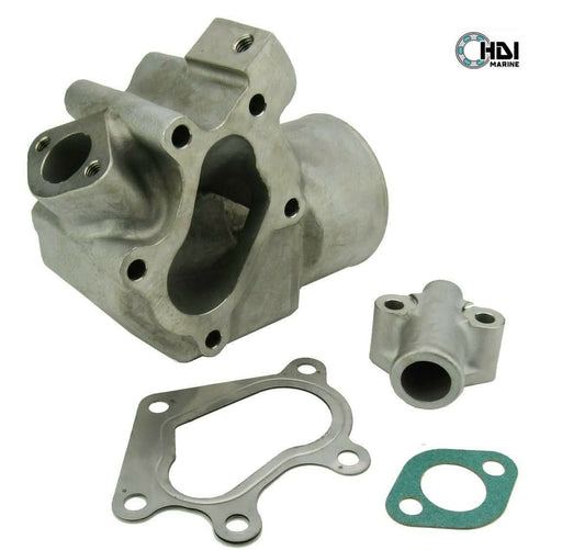 Volvo Penta D2-60F Exhaust Outlet Elbow & Connector Kit (Stainless Steel)