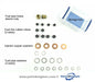 Fuel washers and seal kit for Perkins 4.154 Series from parts4engines.com