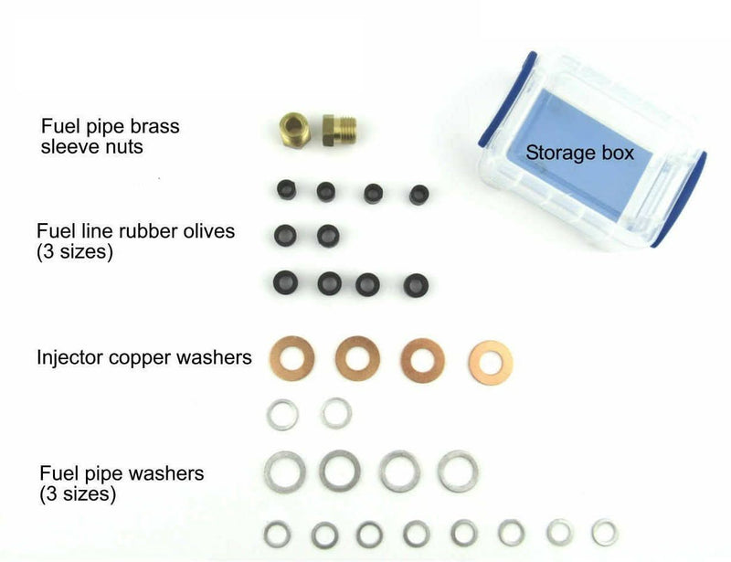 Fuel washers and seal kit for Perkins 4.107 Series from parts4engines.com