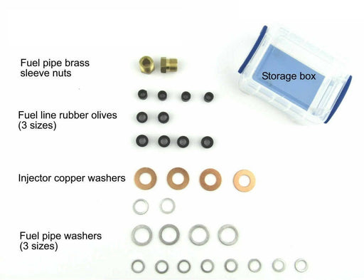 Fuel washers and seal kit for Perkins 4.107 Series from parts4engines.com