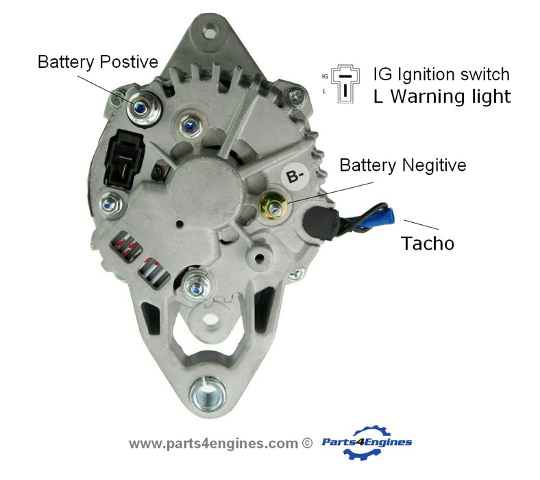 Yanmar 2YM15 Alternator