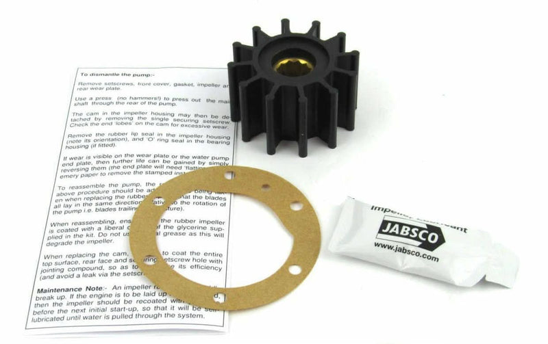 Perkins Prima M50 Raw water pump impeller rebuild kit, from  parts4engines.com