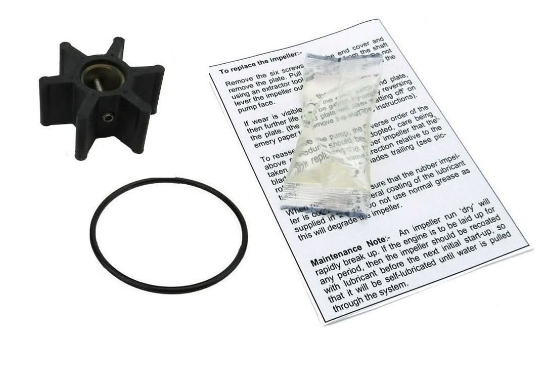 Yanmar 3YM30 Raw Water Pump Impeller, Service & Rebuild Kits